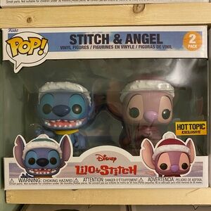 FUNKO POP STICH & ANGEL HOT TOPIC EXCLUSIVE